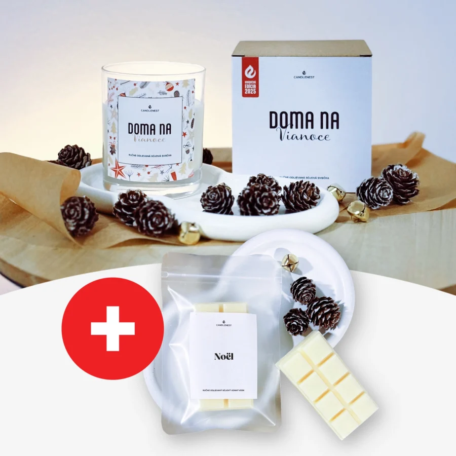 Doma na Vianoce + vonný vosk Noël
