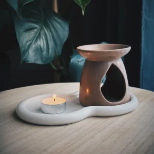 Aróma lampa na čajovú sviečku Hnedá